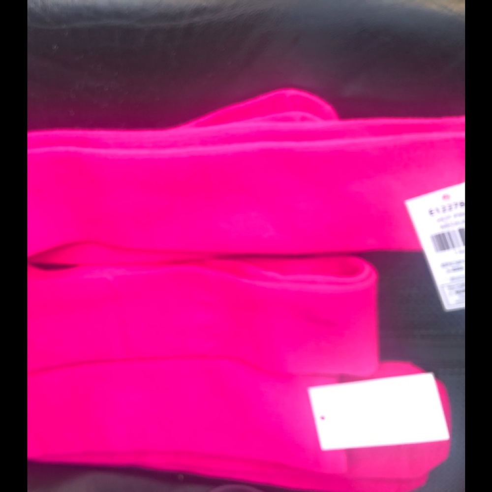 Pink knee high socks